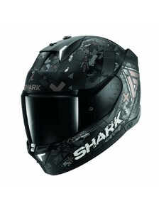 Шлем Shark SKWAL I3 HELLCAT MAT Black/Chrome/Anthracite (S), фото 1