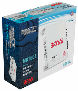 Усилитель влагозащищённый Boss Audio Marine MR1004 (4x100 Вт., класс A/B), фото 7