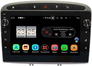 Штатная магнитола Peugeot 308 I, 408, RCZ I 2007-2017 LeTrun BPX609-9119 на Android 10 (4/64, DSP, IPS, с голосовым ассистентом, с крутилками) (серая), фото 1