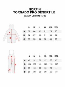 Костюм зимний Norfin TORNADO PRO DESERT LE 02( бежево-коричневый размер M), фото 30