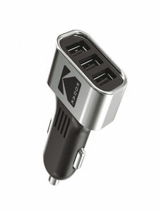 Автомобильное зарядное устройство KODAK UC110(3 USB, Quick Charge 3.0), фото 1