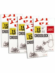 Застежки LJ Pro Series CROSSLOCK 0015 5х10шт. набор, фото 2