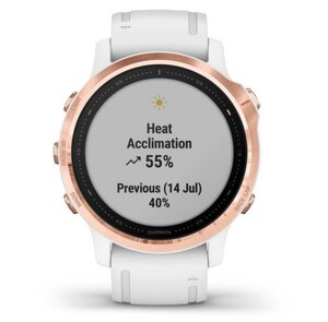 Garmin Fenix 6S PRO розовое золото с белым ремешком, фото 8