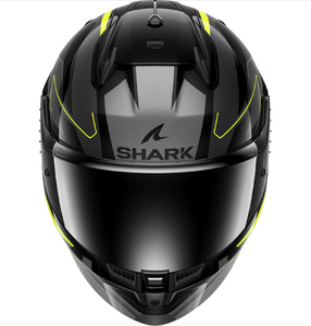 Шлем Shark D-SKWAL 3 SIZLER Black/Anthracite/Yellow M (глянцевый), фото 3