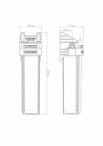 Корпус для картриджного фильтра Джилекс 1 М 20”, фото 2