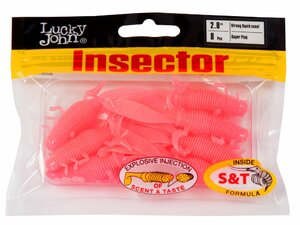 Виброхвосты съедобные искусственные LJ Pro Series INSECTOR 2,8in (07.00)/F05 8шт., фото 5