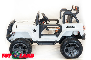 Детский автомобиль Toyland Jeep Big WHE 1688 Белый, фото 5