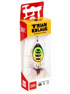 Блесна вращающаяся Lucky John TRIAN BLADE ROUND 06.0г 008, фото 3