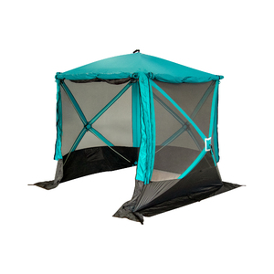 Шатер СЛЕДОПЫТ быстросборный, 2,1х2,1 м, h-2,05 м, S по полу 4,4 кв.м, цв. WATERFALL, фото 3