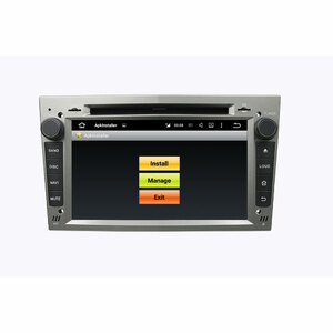 Штатная магнитола CARMEDIA KD-7408-g DVD Opel Astra H, Vectra С, Corsa D, Antara, Vivaro, Meriva, Zafira (темно-серый), фото 5