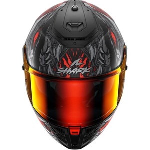 Шлем Shark SPARTAN RS SHAYTAN MAT Black/Red/Anthracite (M), фото 3