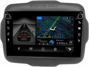 Штатная магнитола LeTrun 7803-9-629 для Jeep Renegade 2014-2022 на Android 10 (4G-SIM, 4/64, DSP, IPS) с крутилками с оптическим выходом, фото 1