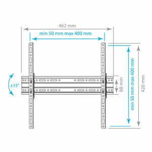 Настенный кронштейн для LED/LCD телевизоров ARM MEDIA PLASMA-4 BLACK, фото 6