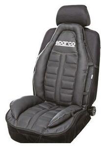 Накидка на сиденье анатомическая SPARCO Urban Style SPC/CUS-010 BK (спорт. дизайн, экокожа, чёрная), фото 1