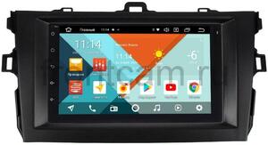 Штатная магнитола Toyota Corolla X 2006-2013 (черная) Wide Media KS7001QR-3/32-RP-TYCV14XB-47 на Android 10 (DSP CarPlay 4G-SIM), фото 1