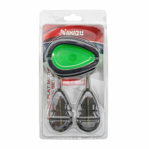 Набор кормушек Namazu In-Line Flat Method Feeder Set XL, 45+45г, с пресс-формой, фото 8