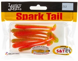 Виброхвосты съедоб. искусст. LJ Pro Series Spark Tail 3,0in (07,60)/Z12 7шт., фото 4
