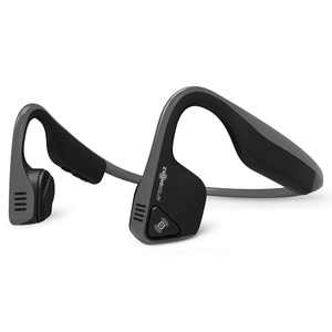 Беспроводные наушники с костной проводимостью звука AfterShokz Trekz Titanium серые, фото 1