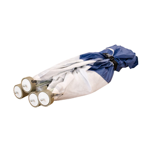 Палатка зимняя куб СЛЕДОПЫТ 1,8 х1,8 м, Oxford 210D PU 1000, S по полу 3,2 кв.м, цвет синий/белый с принтом, фото 2