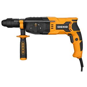 Перфоратор сетевой DEKO DKH850W в кейсе с набором из 5 буров SDS+ и дополнительным патроном 063-4255, фото 4