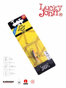 Балансир Lucky John FIN 3 + тр. 40мм/45H блистер, фото 7