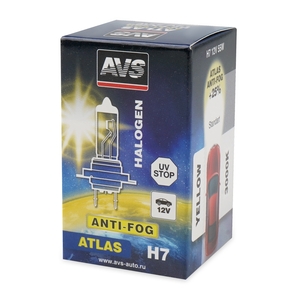 Галогенная автомобильная лампа AVS ATLAS, H7, 12 В, 55 Вт, 3000 К, цоколь PX26d, фото 4