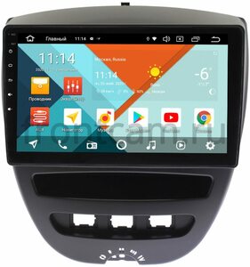 Штатная магнитола Citroen C1 2005-2014 Wide Media KS10-1152QR-3/32 DSP CarPlay 4G-SIM Android 10 (API 29), фото 1