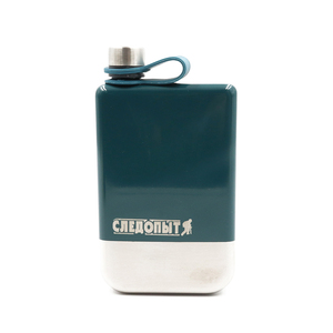 Фляжка «СЛЕДОПЫТ Green Edition – Traveller» зеленая,  230 мл,  сталь 304/100, фото 6