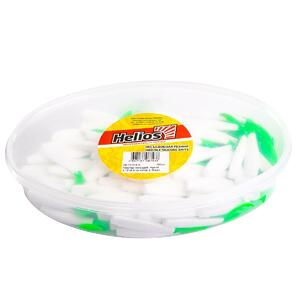 Твистер несъедоб. Hybrid 3,15"/8,0 см White & Green 100шт. (HS-14-016-N) Helios (0), фото 4
