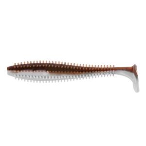 Виброхвост несъедоб. Shaggy 5,12/13 см Rusty & White 20шт. (HS-18-005-N-20) Helios (0), фото 2