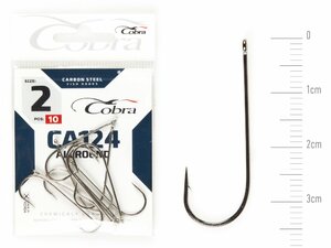 Крючки Cobra Allround ROUND сер. CA124 разм. 002 10шт., фото 2