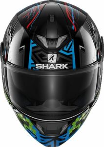 Шлем SHARK SKWAL 2.2 NOXXYS Black/Blue/Green M, фото 2