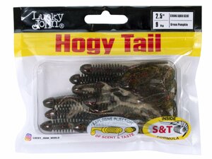 Твистеры съедоб. искусст. LJ Pro Series HOGY TAIL 2,5in (06.35)/PA03 9шт., фото 4