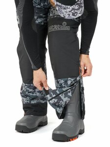 Костюм зимний Norfin DISCOVERY 3 CAMO 04 (серо-черный, размер XL), фото 14
