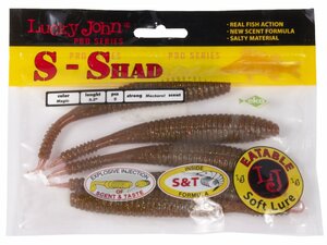 Черви съедобные LJ Pro Series S-SHAD 5.2in (13.20)/S14 5шт., фото 4