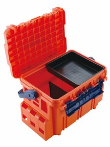 Ящик рыболовный Meiho BUCKET MOUTH BM-5000 Orange 440×293 ×293, фото 2