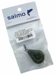 Груз Salmo с вертл. GRIPPA SWIVEL green 095г, фото 2