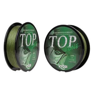 Шнур TOP PE4X-120M 1.5/d-0.203mm Dark green Ryobi, фото 7