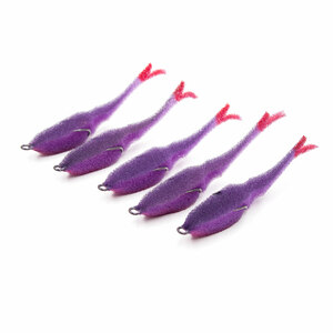 Поролоновая рыбка YAMAN Devious Minnow на двойнике, р. 105 мм, цвет 25 UV (5 шт.), фото 3