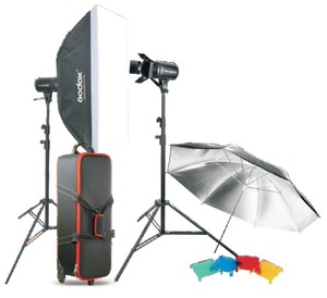 Комплект студийного оборудования Godox E250-F, фото 2