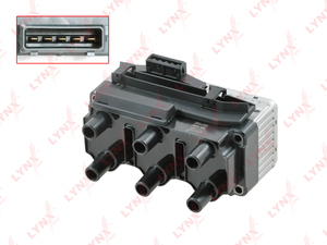 Катушка зажигания LYNXauto SPL1340. Для: VW Golf III 2.8 92> / Passat 2.8 91-96 / Sharan 2.8 95> / Transporter IV 2.8 90>, FORD Galaxy 2.8 95>, MERCEDES-BENZ Vito(W638) 2.8 97>, фото 1