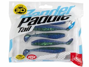 Виброхвосты LJ 3D Series ZANDER PADDLE TAIL 4.0in (10.00)/Z13 5шт., фото 4