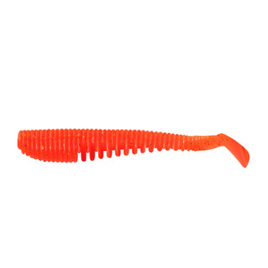 Виброхвост YAMAN PRO Legend Minnow, р.3 inch, цвет #03 - Carrot gold flake (уп. 6 шт.), фото 2