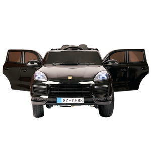 Детский электромобиль Джип ToyLand Porsche Cayenne YPD 7496 Черный, фото 2