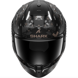 Шлем Shark SKWAL I3 HELLCAT MAT Black/Chrome/Anthracite матовый XXL, фото 3