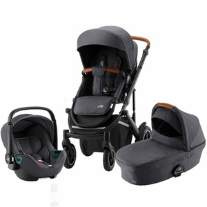 Коляска 3 в 1 Plus Britax Romer Smile III BS3 i-size Midnight Grey, фото 1