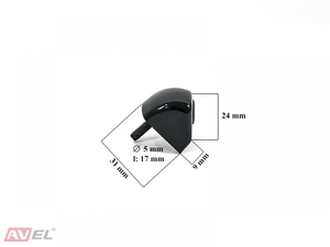 Универсальная камера переднего/заднего вида AVS310CPR (#980), фото 3