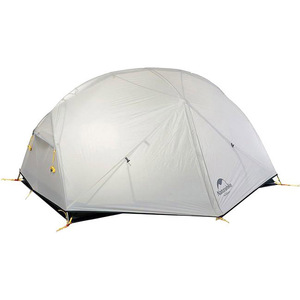 Палатка Naturehike Mongar NH17T007-M 20D двухместная сверхлегкая, серая, фото 1