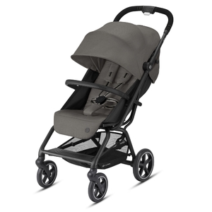 Коляска прогулочная Cybex Eezy S+ 2 BLK Soho Grey с дождевиком и бампером, фото 1