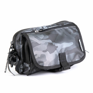 Сумка рыболовная "Yaman" Street Fishing MultiLock S-Pouch, 13,5х22х8 см, цв. серый камуфляж, фото 2